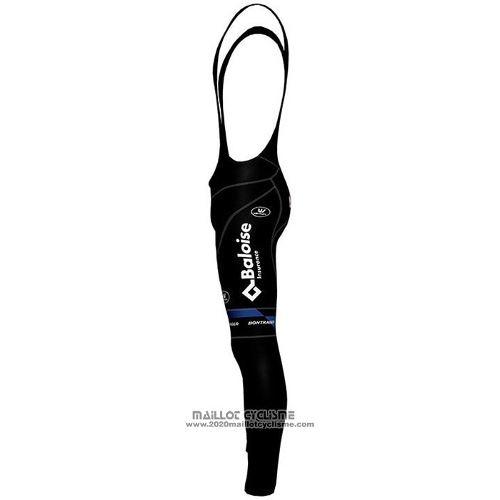 2021 Maillot Cyclisme Trek Noir Rouge Bleu Manches Longues et Cuissard